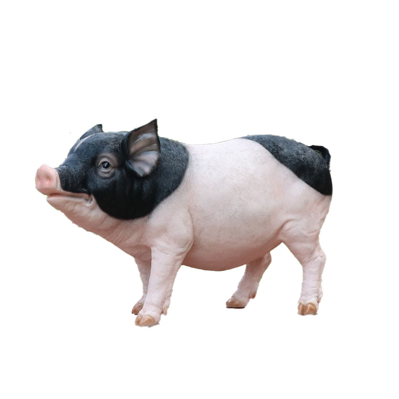 Custom Size Fiberglass Decorative Pig Statuette