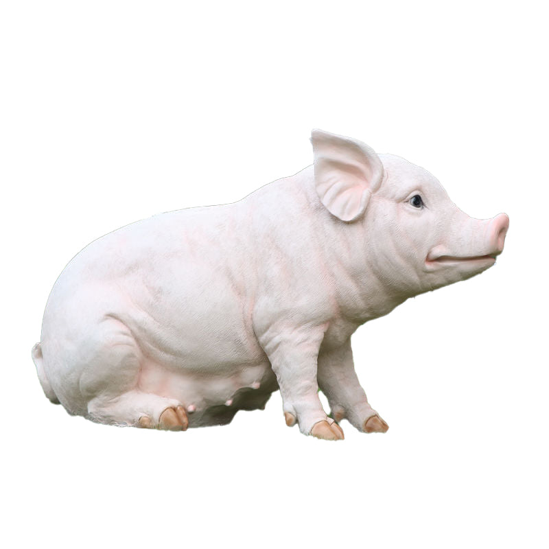 Custom Size Fiberglass Decorative Pig Statuette