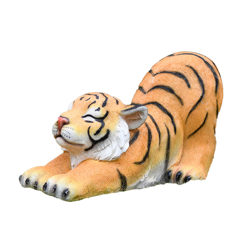 Custom Size Fiberglass Decorative Tiger Statuette