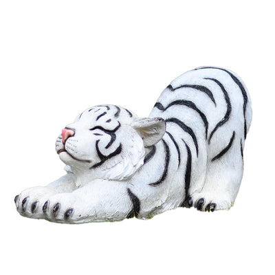Custom Size Fiberglass Decorative Tiger Statuette