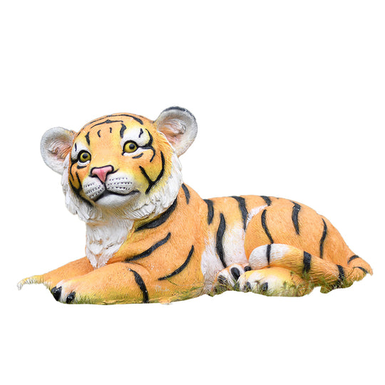 Custom Size Fiberglass Decorative Tiger Statuette