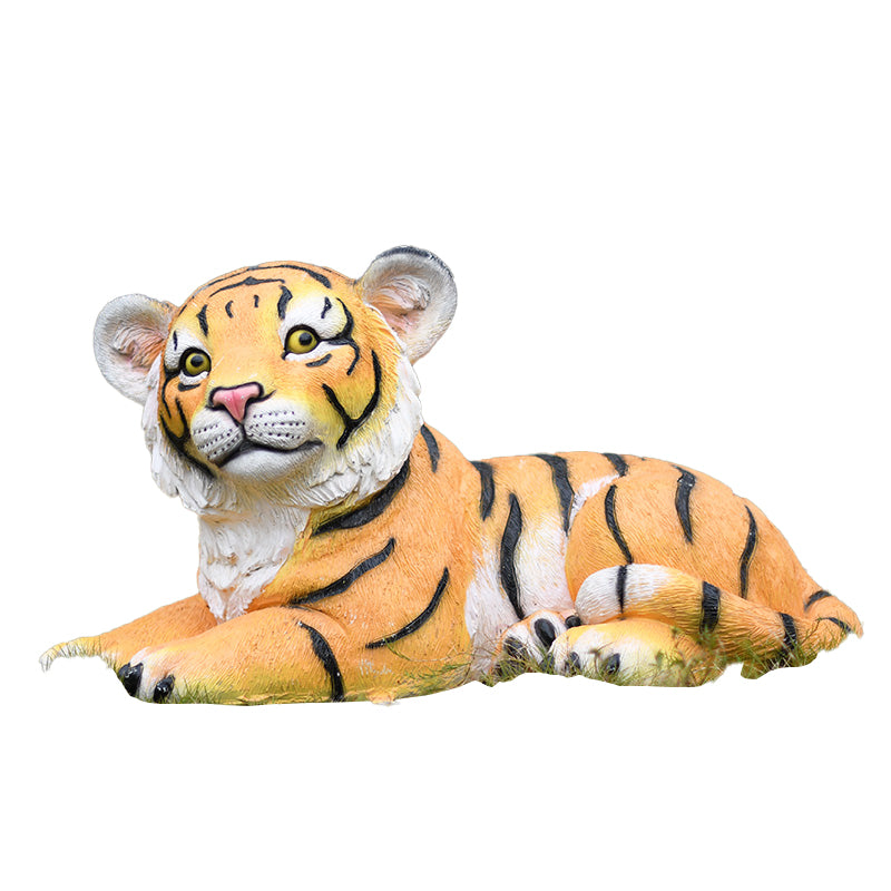 Custom Size Fiberglass Decorative Tiger Statuette